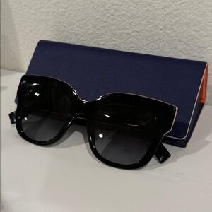 Black Acetate FF 0359 G/S Fendi Cat Eye Sunglasses